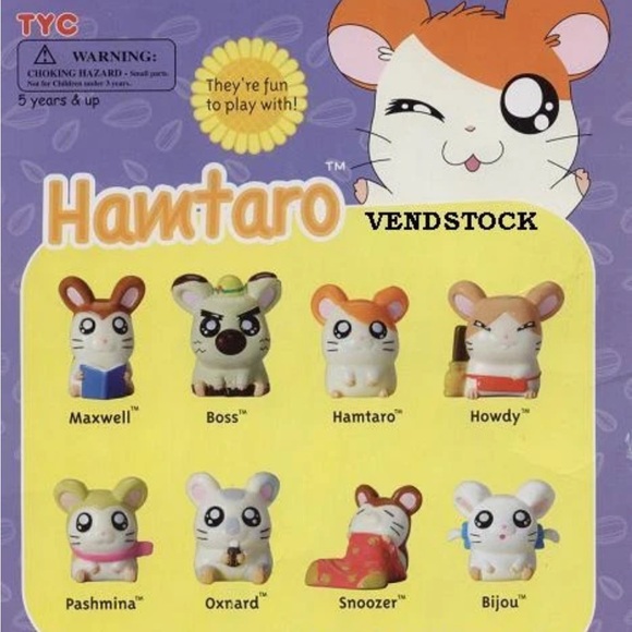 Hamtaro Small capsule gachapon toys - Picture 2 of 6